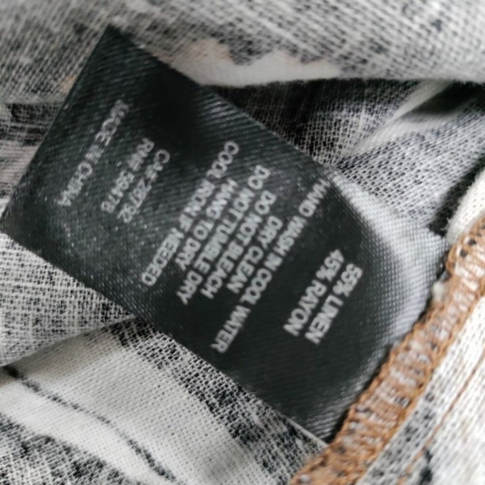 Joie Womens Linen Flowh Boho Artsey Floral Drawstring Pants L - Picture 13 of 13